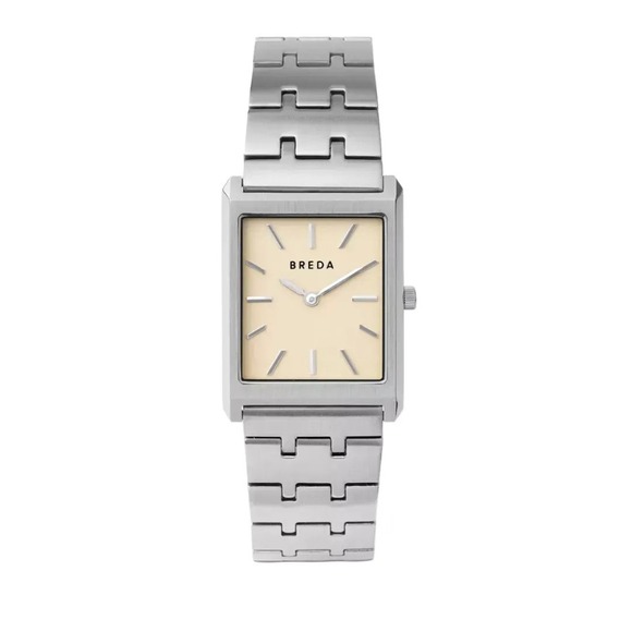 BREDA Virgil Bracelet Watch 26mm 1740a in Silver Silver Champagne NIB $185